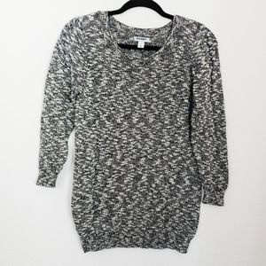 Old Navy Textured Spacedye  Long Sleeve Sweater